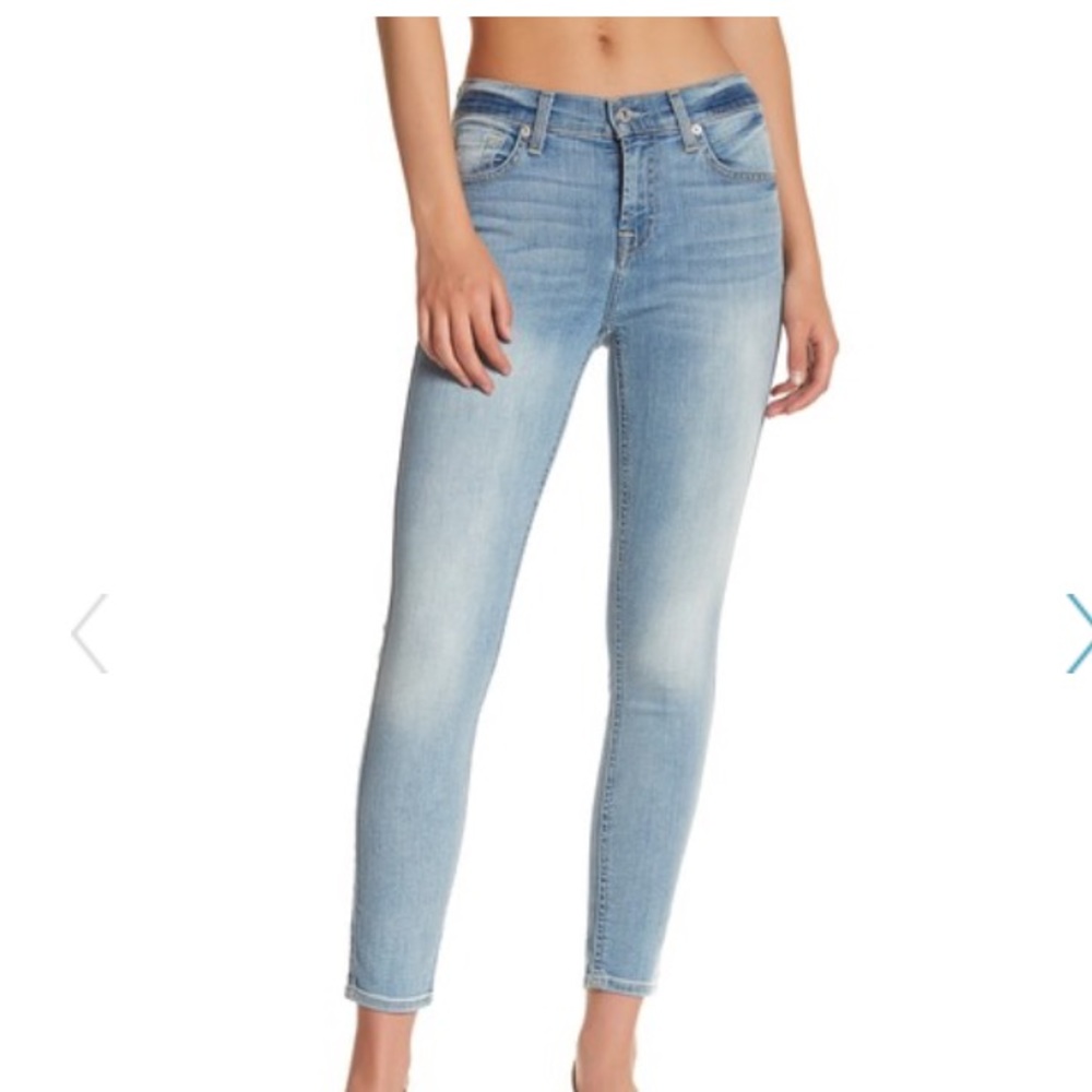Reserved trade- 7 For All Mankind cropped skinnies